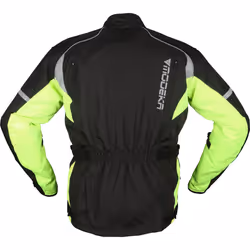 Modeka Tarex Veste textile de moto, noir-jaune, taille XL pour Hommes