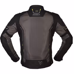 Modeka Khao Air Veste textile de moto, noir-gris, taille XL pour Hommes