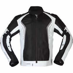 Modeka Khao Air Veste textile de moto, noir-gris, taille XL pour Hommes