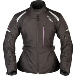 Modeka Violetta Veste textile de moto pour femmes, noir, taille 46