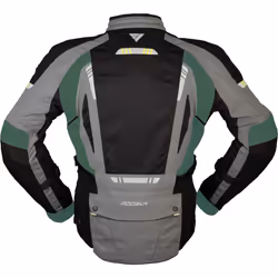 Modeka AFT Air Veste textile de moto, noir-gris, taille S pour Hommes