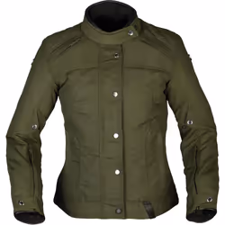 Modeka Thiago Veste textile de moto de dames, vert, taille 44 pour Femmes