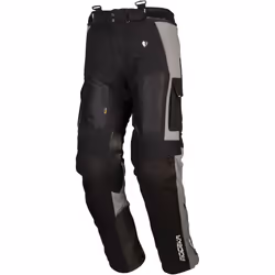 Modeka AFT Air Pantalon textile de moto, noir-gris, taille 4XL pour Hommes