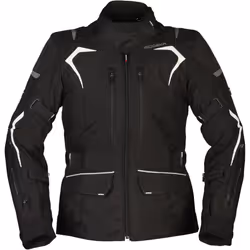 Modeka Elaya Veste textile de moto dames, noir-blanc, taille 34 pour Femmes