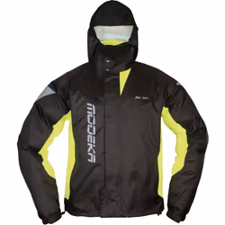 Modeka AX Dry 2 Veste de pluie, noir-jaune, taille M