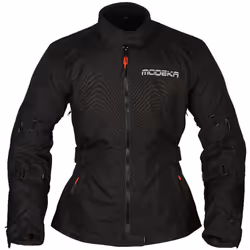 Modeka Luana Veste Textile Moto Femme, noir, taille 40 pour Femmes