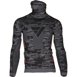 Modeka Tech Dry Bandana Longsleeve Chemise fonctionnelle, noir-multicolore, taille 2XL pour Hommes