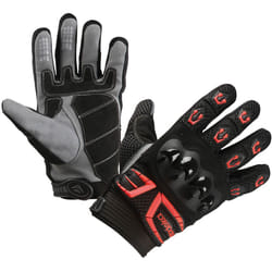 Modeka MX-Top Gants enfants, noir-rouge, taille M pour Des gamins