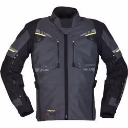 Modeka Taran Flash Veste moto, noir-gris, taille S pour Hommes
