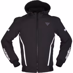 Modeka Clarke Sport Veste moto, noir-blanc, taille XS pour Hommes