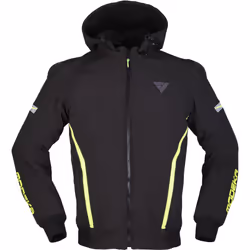 Modeka Clarke Sport Veste moto, noir-jaune, taille S pour Hommes