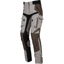 Modeka Panamericana 2 Pantalon Textile Moto Femme, vert-brun, taille 38 pour Femmes