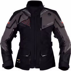 Modeka Panamericana 2 Veste Textile Moto Femme, noir-gris, taille 38 pour Femmes