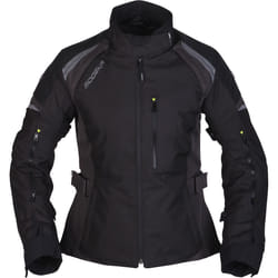 Modeka Amberly Veste Textile Moto Femme, noir-gris, taille 48 pour Femmes