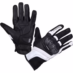 Modeka Miako Air Gants de moto, noir-blanc, taille M L pour Hommes