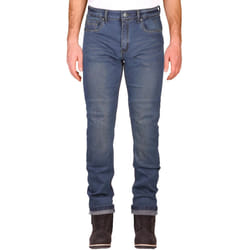 Modeka Glenn Slim Pantalon textile de moto, bleu, taille 33 pour Hommes