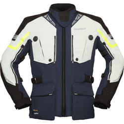 Modeka Panamericana 2 Veste textile de moto, gris-bleu, taille 4XL pour Hommes