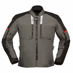 Modeka Raegis Veste textile de moto, noir-gris, taille 4XL pour Hommes