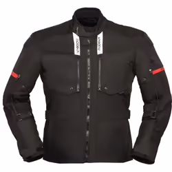 Modeka Raegis Veste textile de moto, noir, taille 4XL pour Hommes