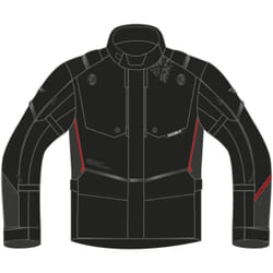 Modeka Trohn Veste textile de moto, noir-gris, taille XL pour Hommes