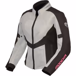 Modeka Emma Air Veste textile de moto pour dames, noir-gris, taille 34 pour Femmes