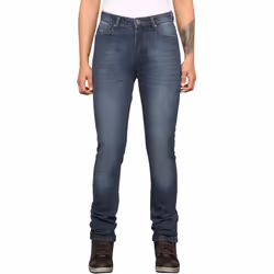 Modeka Lunella Mono Jeans moto pour dames, bleu, taille 44 pour Femmes