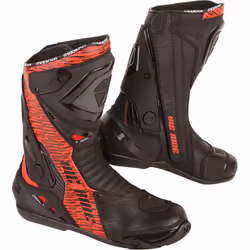 Modeka Yron Botte de moto, noir-rouge, taille 43 pour Hommes