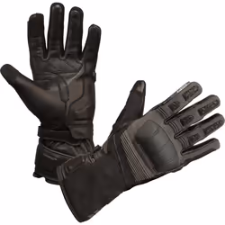 Modeka Black Ridge Gants de moto pour dames, noir-gris, taille XS pour Femmes - Vue supplémentaire 2