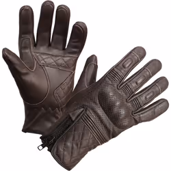 Modeka Parkar Gants de moto, brun, taille S pour Hommes