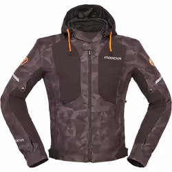 Modeka Jakson Blouson de moto, noir-multicolore, taille L pour Hommes - Vue supplémentaire 2
