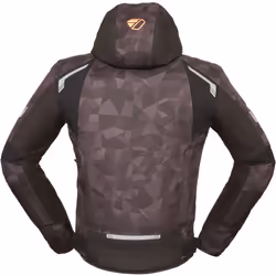 Modeka Jakson Blouson de moto, noir-multicolore, taille 3XL pour Hommes