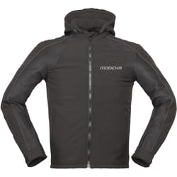 Modeka Chuck Air Veste textile de moto, noir, taille S pour Hommes