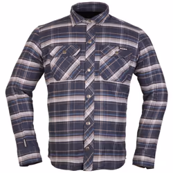 Modeka Nooner Chemise moto, bleu-beige, taille S pour Hommes