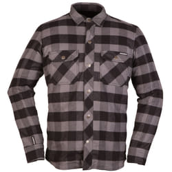Modeka Nooner Chemise moto, noir-gris, taille L pour Hommes