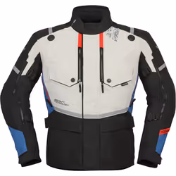 Modeka Trohn Veste textile de moto, gris-bleu, taille XL pour Hommes