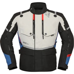 Modeka Trohn Veste textile de moto, gris-bleu, taille XL pour Hommes