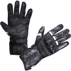 Modeka Valyant Pro Gants de moto, noir-blanc, taille M L pour Hommes