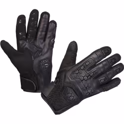 Modeka Dracon Gants de moto, noir, taille 4XL pour Hommes