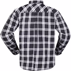Modeka Colden Chemise de moto, noir-blanc, taille M pour Hommes