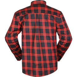 Modeka Colden Chemise de moto, noir-rouge, taille M pour Hommes