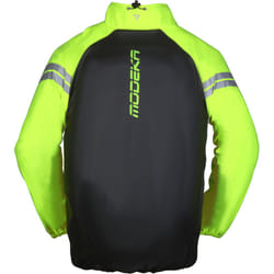 Modeka Flex Dry Veste de pluie moto, noir-jaune, taille 3XL pour Hommes