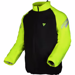 Modeka Flex Dry Veste de pluie moto, noir-jaune, taille 4XL pour Hommes
