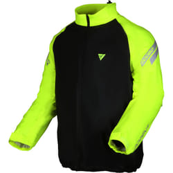 Modeka Flex Dry Veste de pluie moto, noir-jaune, taille 4XL pour Hommes