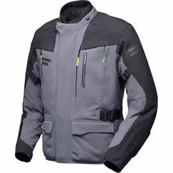 Modeka Paneo LT imperméable Moto Textile Jacke, noir-gris, taille L pour Hommes