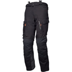Modeka Paneo LT Pantalon textile de moto imperméable, noir, taille 4XL pour Hommes