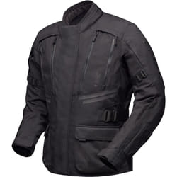 Modeka Lucano Veste textile de moto imperméable, noir, taille 3XL pour Hommes