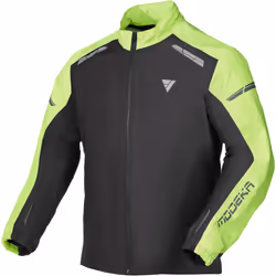 Modeka Hydroflex Veste de pluie moto, noir-jaune, taille S pour Hommes
