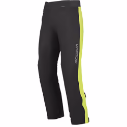 Modeka Hydroflex Pantalon de pluie moto, noir-jaune, taille M pour Hommes