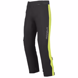 Modeka Hydroflex Pantalon de pluie de moto pour femmes, noir-jaune, taille 40