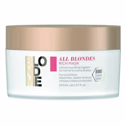Schwarzkopf Masque Riche Pour Tous Les Blonds BLONDME 200ml, 200 ml, Unisexe, Cheveux colorés, Blond, Hydratant, Nourrissant, ...